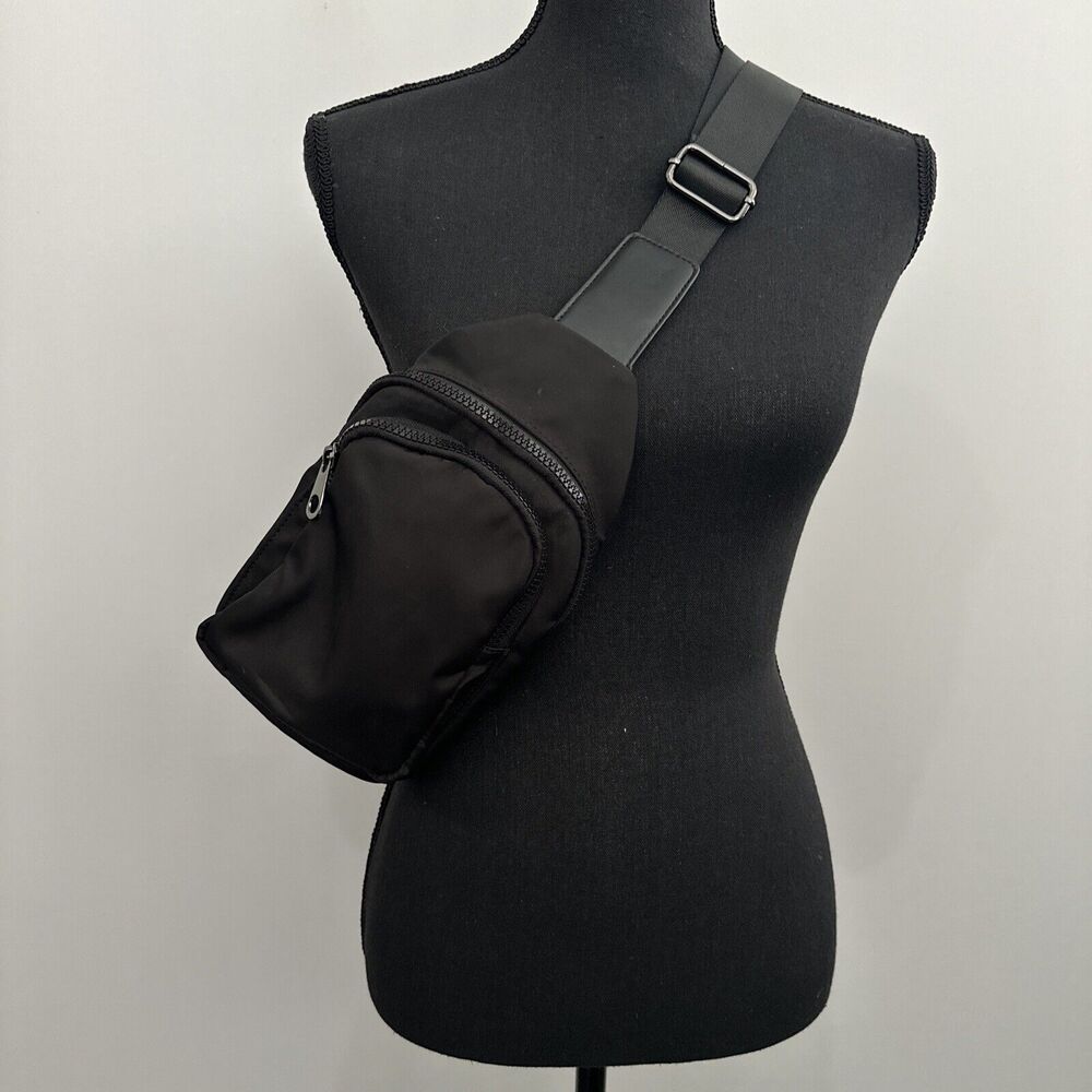 Urban Expressions Sling Mini Backpack Unisex Solid back Pockets Vegan